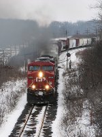 CN 8504 east at Lobo